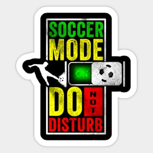 Soccer Mode Do Not Disturb Sticker